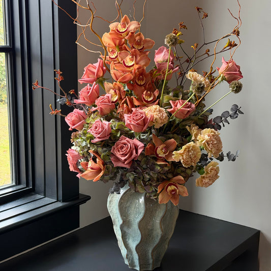 Amber Petals - Vase Arrangements