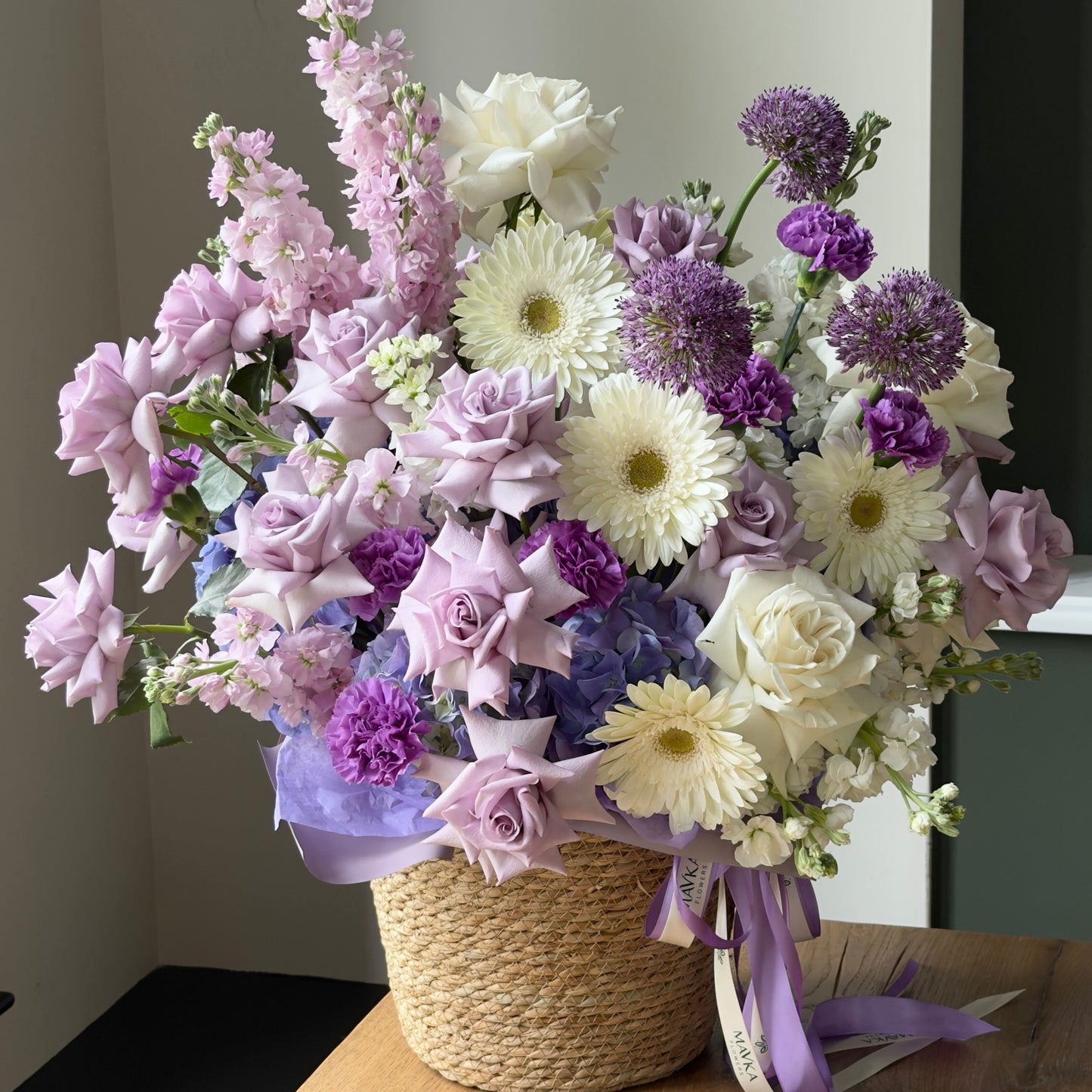 Lavender Poetry Basket