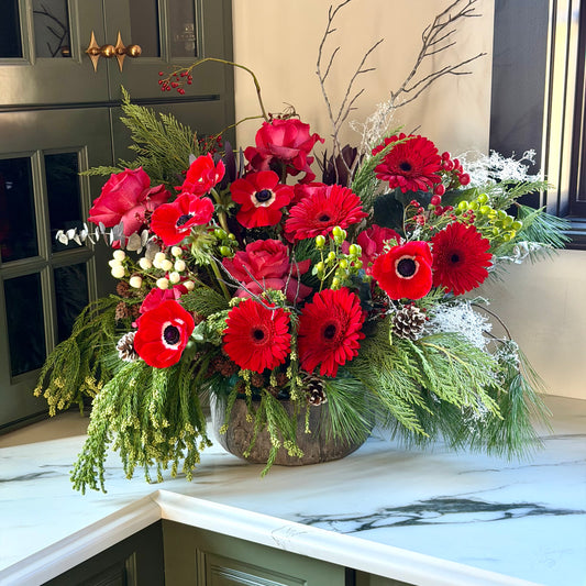 Christmas Pine Arrangement