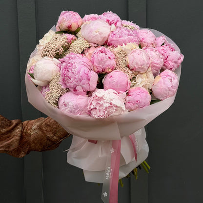 Mixed Flower Bouquets - Peony Cloud