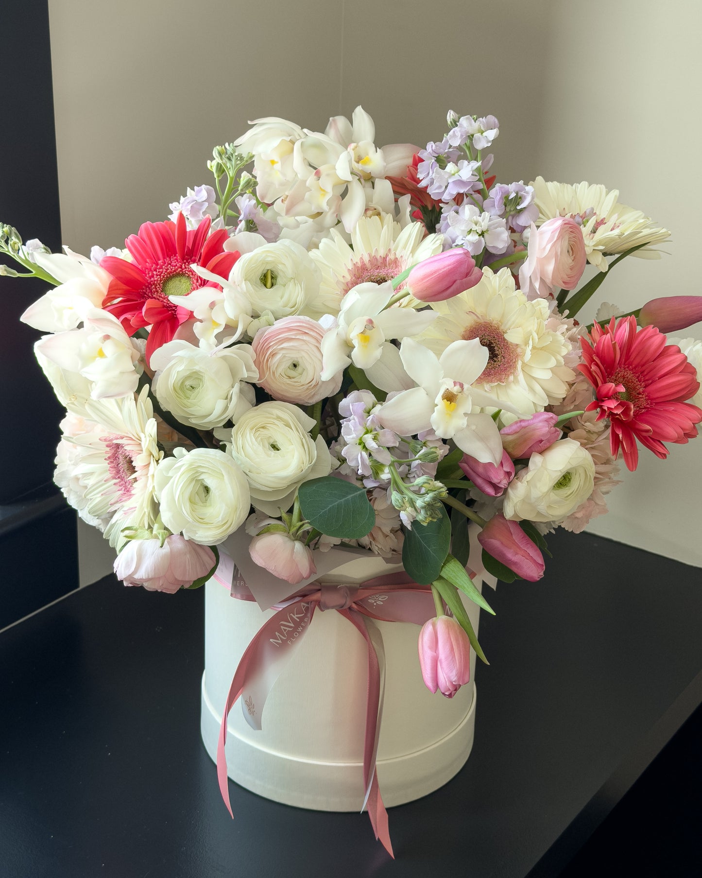White & Blush