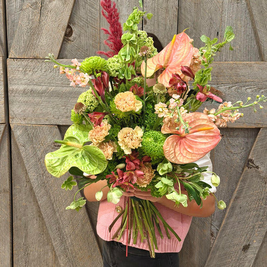 Bouquet - Peach Garden Breeze