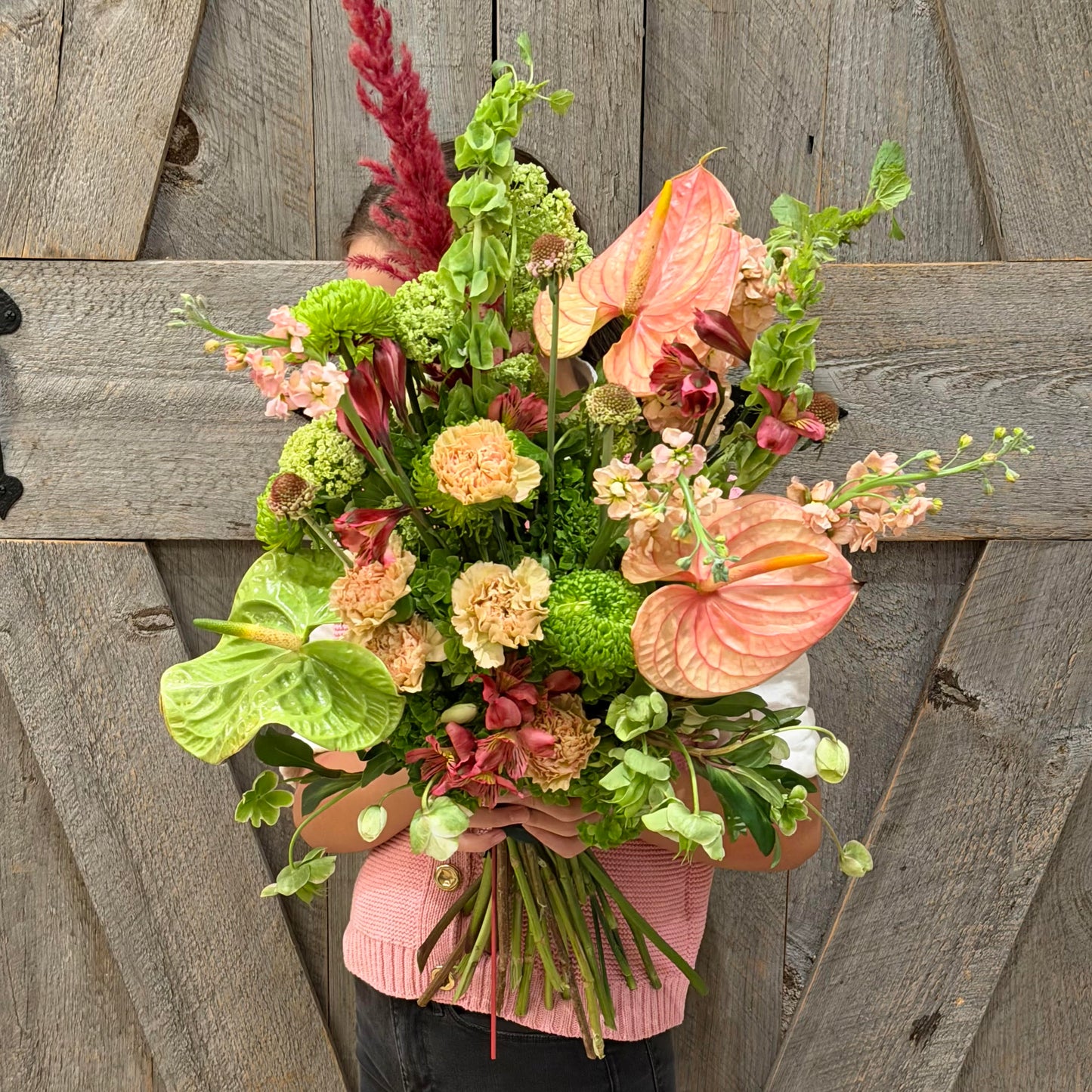Bouquet - Peach Garden Breeze
