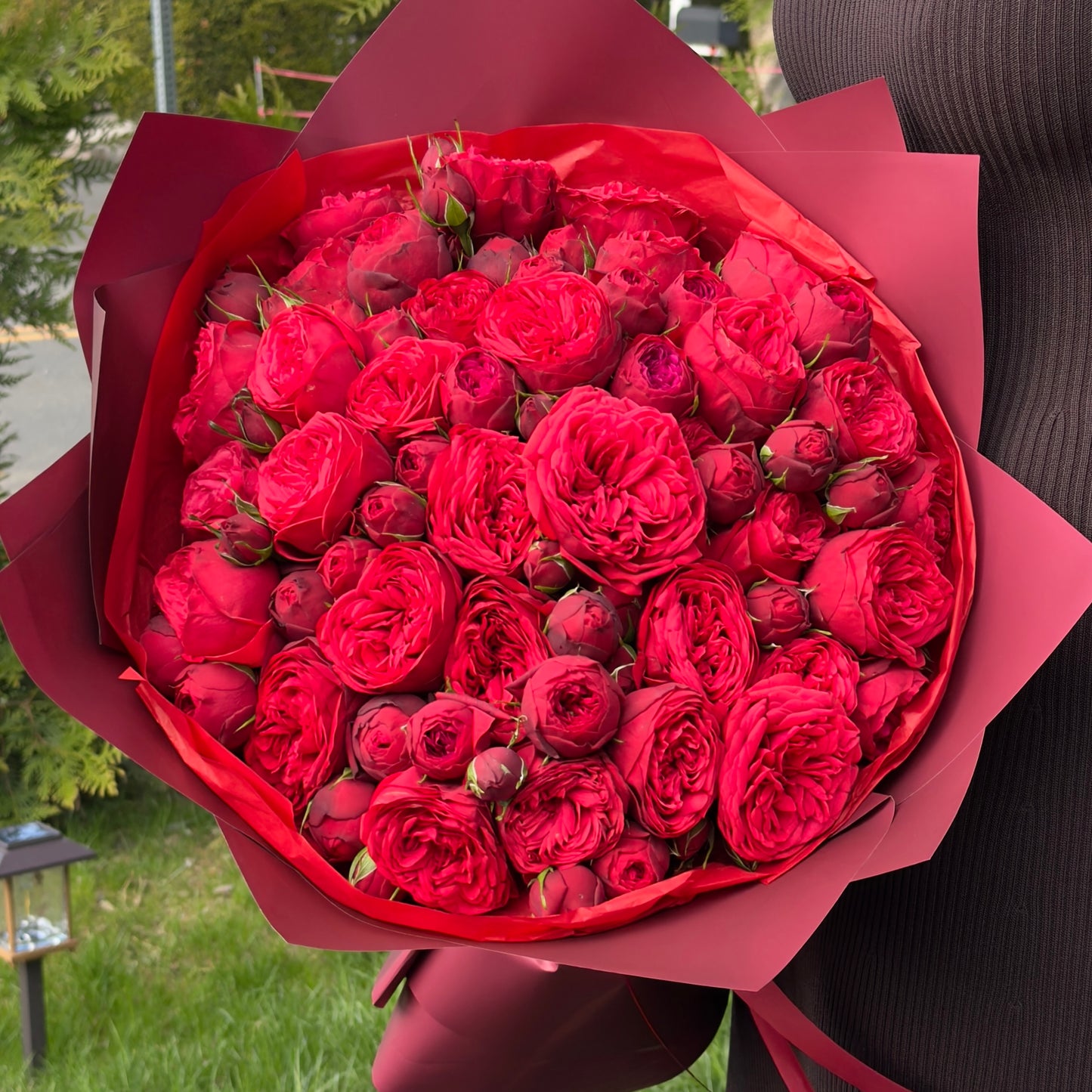 Red Spray Garden Bouquet