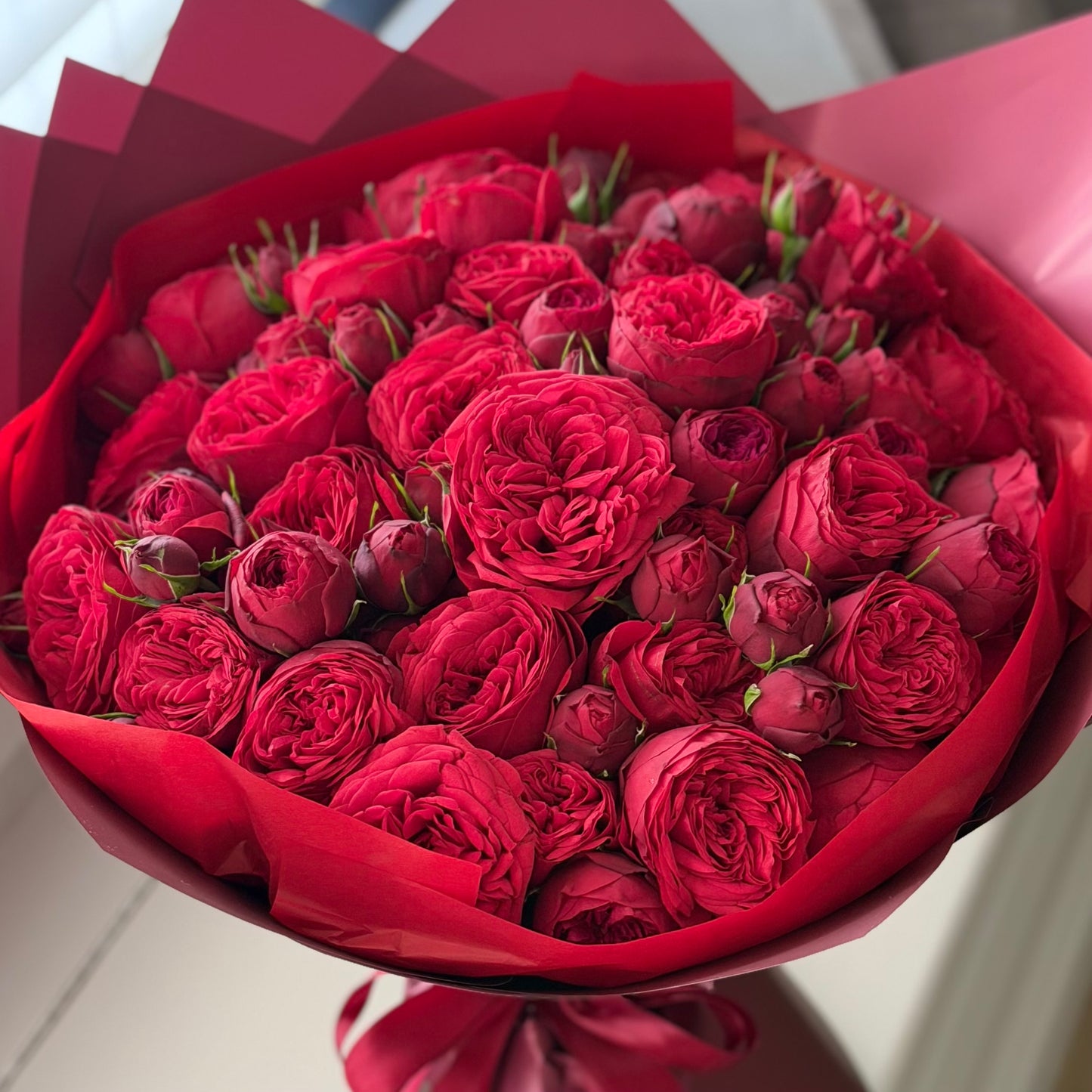 Red Spray Garden Bouquet